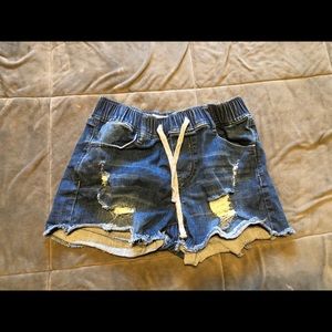 Pull on Jean shorts